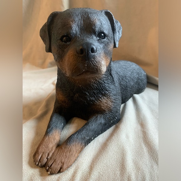 Vtg '86 Sandicast ROTTWEILER #193 Sculpture - Picture 1 of 16